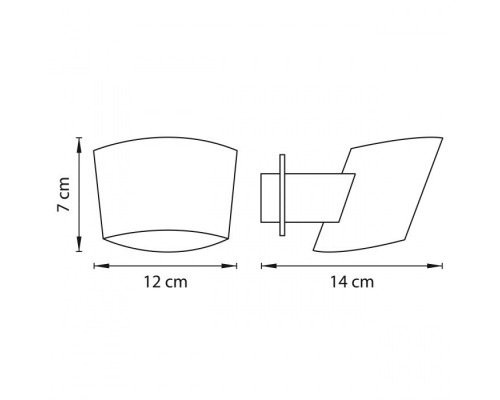 Настенный светильник Dissimo 803610 Lightstar