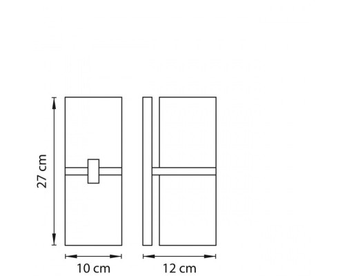 Настенный светильник Qubica 805620 Lightstar