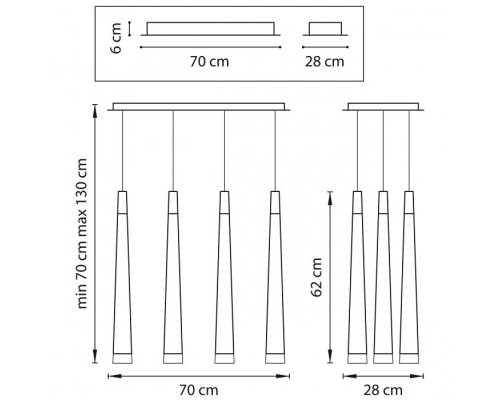 Подвесной светильник PUNTO 807066 Lightstar