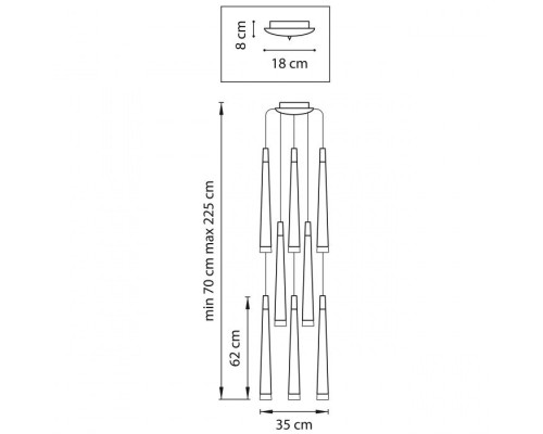 Подвесной светильник Punto 807087 Lightstar