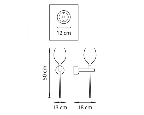 Бра Meta d`ouvo 807611 Lightstar
