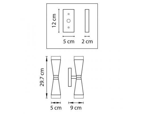 Бра PUNTO 807624 Lightstar