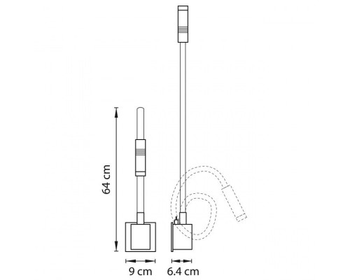 Настенный светильник MURO 808616 Lightstar