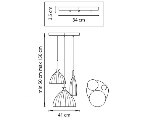 Подвесной светильник Agola 810130 Lightstar