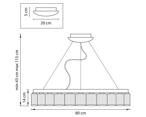 Подвесной светильник Nibbler 812236 Lightstar