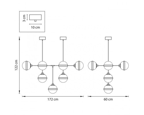 Подвесная люстра GLOBO 813191 Lightstar