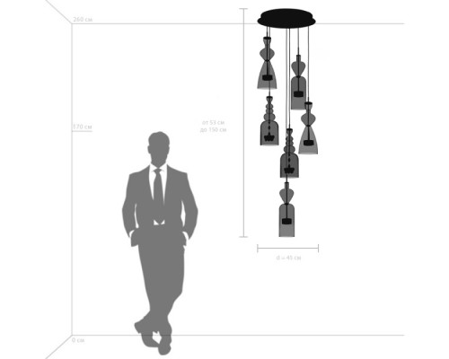 Подвесной светильник  814069 Lightstar