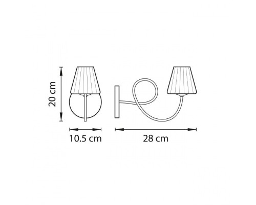 Бра Vortico 814614 Lightstar