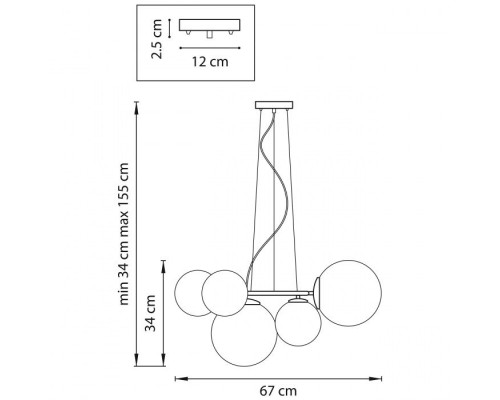 Подвесная люстра Globo 815051 Lightstar