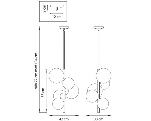 Подвесная люстра Croco 815053 Lightstar