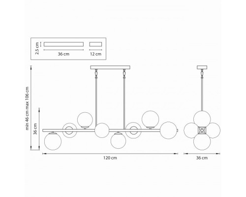 Подвесная люстра Croco 815083 Lightstar