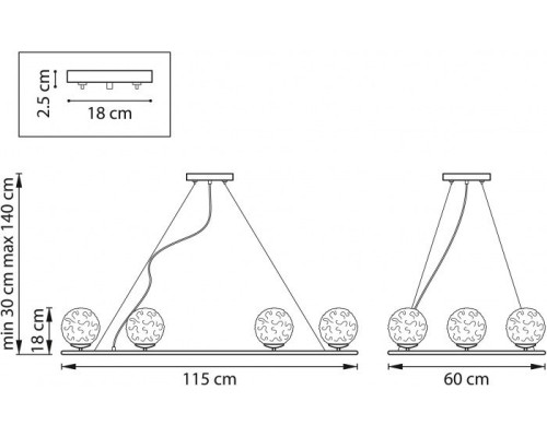 Подвесная люстра Bari 815263 Lightstar