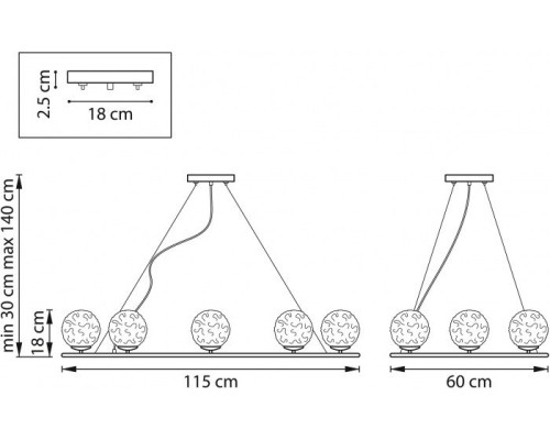 Подвесная люстра Bari 815283 Lightstar