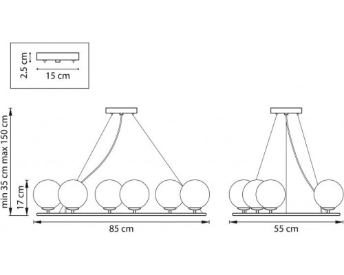 Подвесная люстра Croco 815360 Lightstar