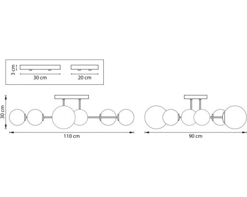 Потолочная люстра Croco 815380 Lightstar