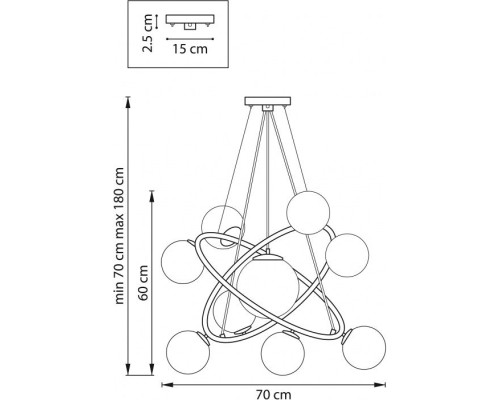 Подвесная люстра Croco 815390 Lightstar