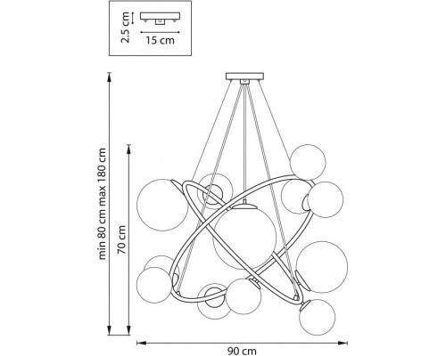 Подвесная люстра Croco 815410 Lightstar