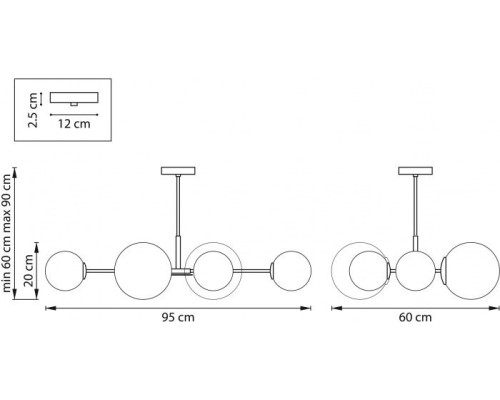 Потолочная люстра Croco 815460 Lightstar