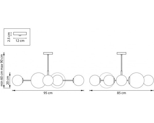Потолочная люстра Croco 815480 Lightstar