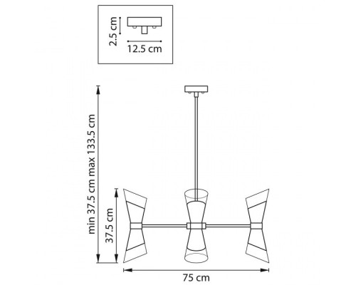 Потолочная люстра Strato 817127 Lightstar