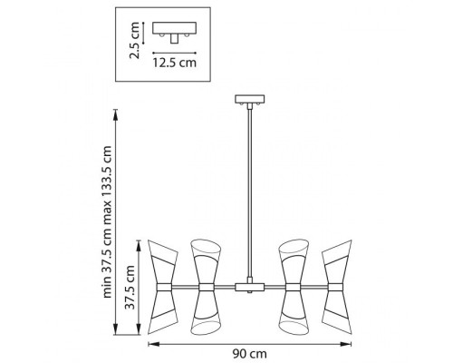 Потолочная люстра Strato 817164 Lightstar