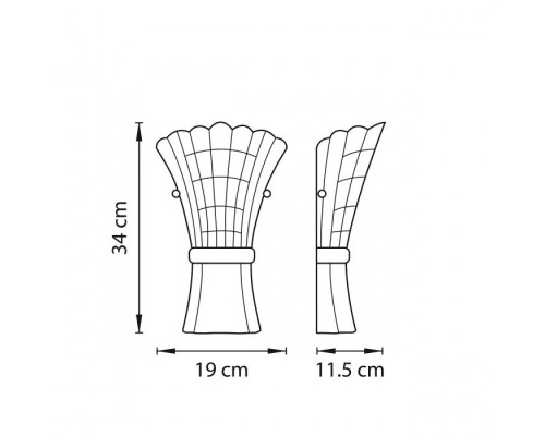 Настенный светильник ZUCCHE 820629 Lightstar