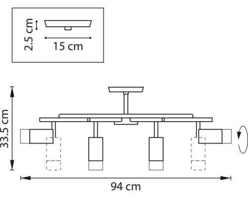 Потолочная люстра Rullo LR7183181 Lightstar