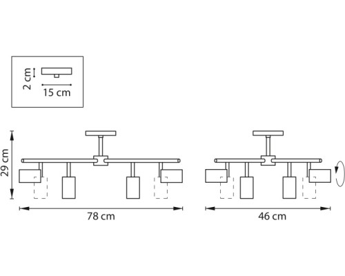 Потолочная люстра Rullo LR728318 Lightstar