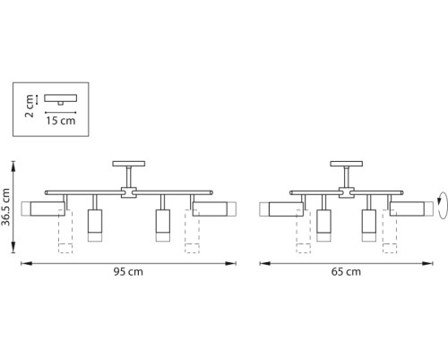 Потолочная люстра Rullo LR7283748641 Lightstar