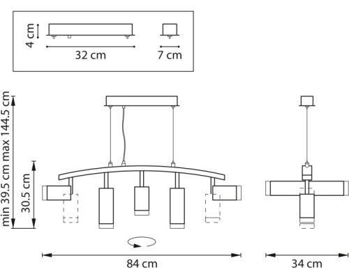 Подвесной светильник Rullo LR7353638620 Lightstar
