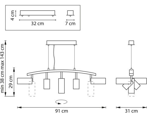 Подвесной светильник Rullo LR735372873 Lightstar