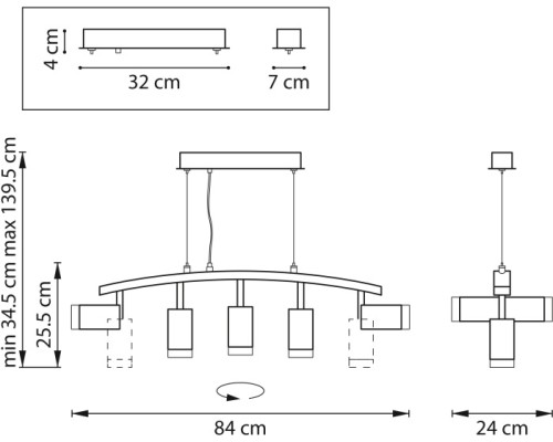 Подвесной светильник Rullo LR7353750 Lightstar