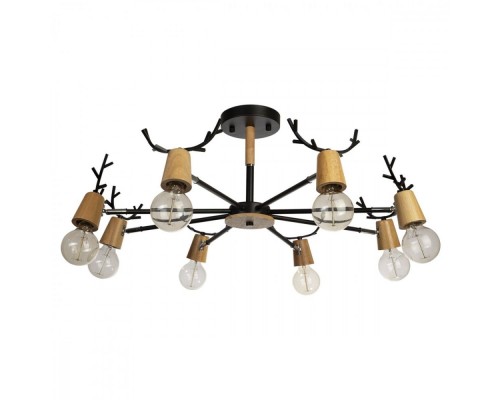 Потолочная люстра Sven 10024/8 Black Loft It