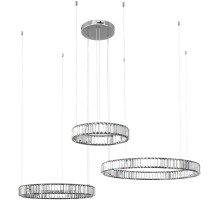 Подвесной светильник Crystal ring 10135/3 Chrome Loft It