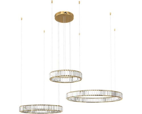 Подвесной светильник Crystal ring 10135/3 Gold Loft It