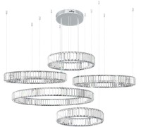 Подвесной светильник Crystal ring 10135/5 Chrome Loft It