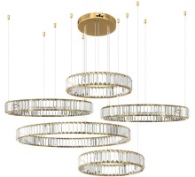 Подвесной светильник Crystal ring 10135/5 Gold Loft It