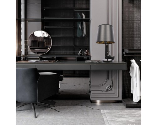 Интерьерная настольная лампа Arsenal 10136/A Dark grey Loft It