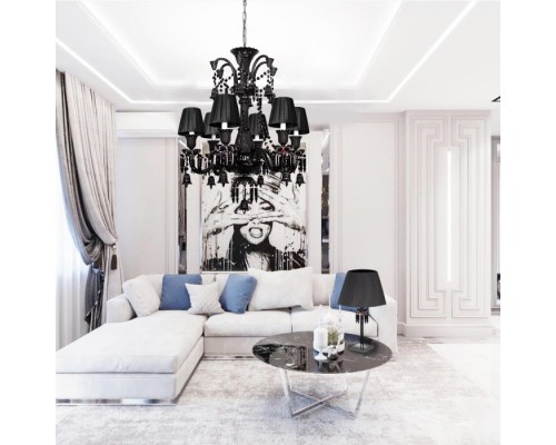 Интерьерная настольная лампа Zenith 10210T Black Loft It