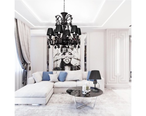 Подвесная люстра Zenith 10210/8 Black Loft It