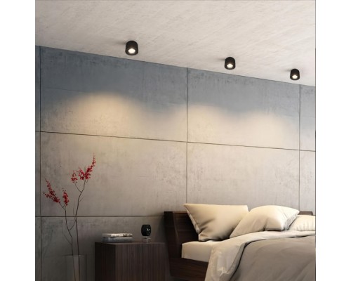 Точечный светильник Tictac 10219 Black 3000K Loft It