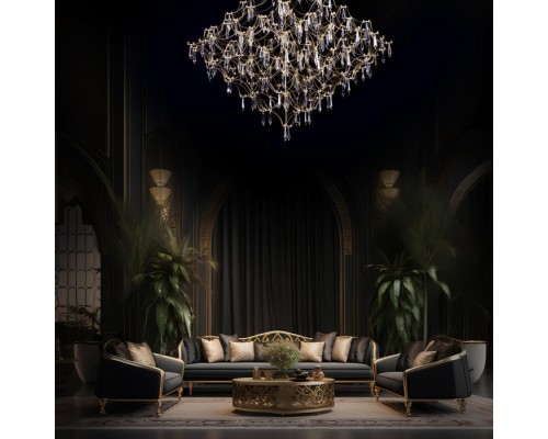 Подвесная люстра Mira 10259/800 Gold Asfour Loft It