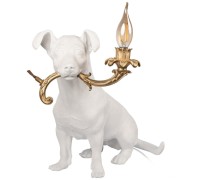 Интерьерная настольная лампа Dog 10312 White Loft It