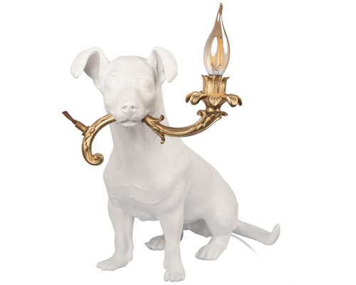 Интерьерная настольная лампа Dog 10312 White Loft It