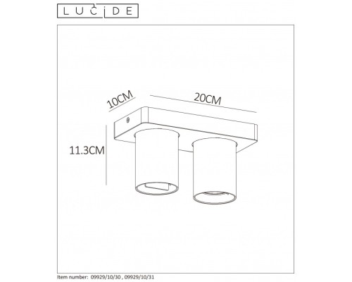 Спот Nigel 09929/10/31 Lucide