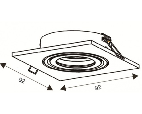 Точечный светильник Tube 22955/01/30 Lucide