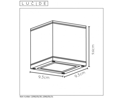 Точечный светильник Aven 22963/01/31 Lucide