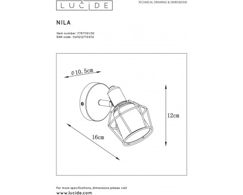 Спот Nila  77977/01/30 Lucide