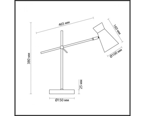 Настольная лампа Liam 3790/1T Lumion