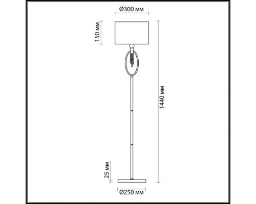 Торшер Neoclassi 4515/1F Lumion